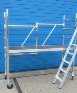 asennusteline sivutikkaalla